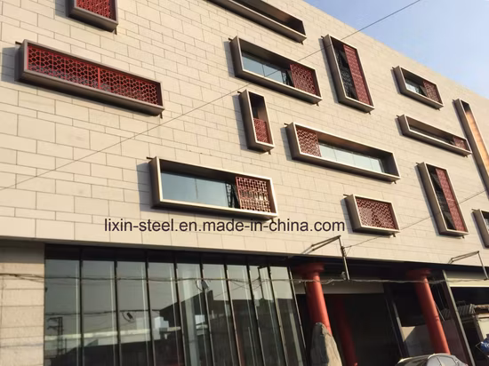 Estrutura de aço pré-fabricada do hotel da construção do quadro da construção de casa da ascensão alta